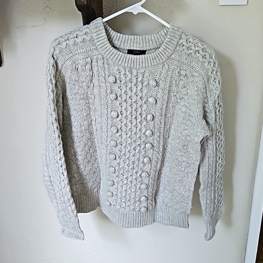 J. Crew cable sweater size small